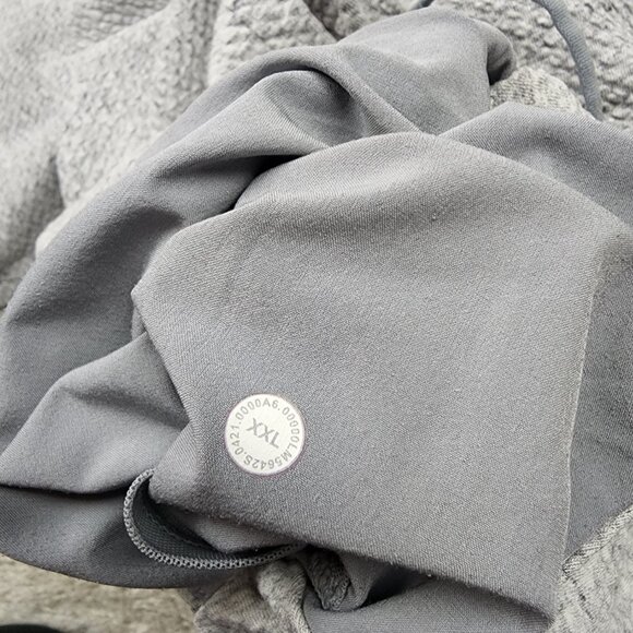 Lululemon Men Grey Silver Drawstring Diamond Jogger Size 2XL XXL Casual Stretch - Picture 9 of 9